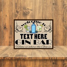 PERSONALISED GIN BAR METAL