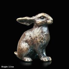 Bunny Solid Bronze Foundry Cast Detailed Sculpture by Butler And Peach 2065