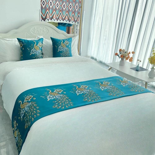 Ethnic satin faux - silk, bed
