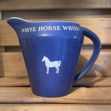 White Horse Whisky Empty Blue