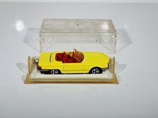 Majorette 200 Series 1/60 Scale #213 Mercedes-Benz 350SL - Yellow - Boxed