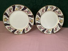 A Pair of Spode The Cabinet Collection 10.5 Inch ‘Kingswood ‘ Dinner Plates .