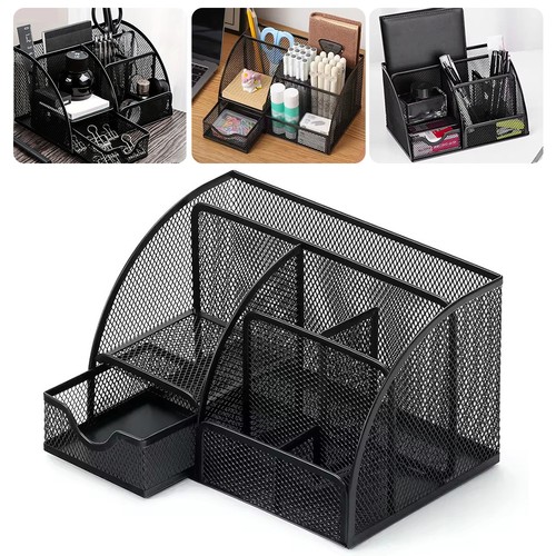 Metal mesh desk - mesh, organiser
