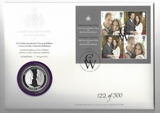 2011 Silver Proof £5 Coin Royal Wedding PNC Cover