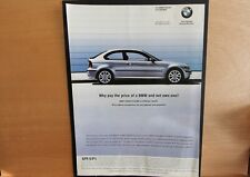 Original BMW 316 ti ES COMPACT magazine advert frame-ready wall-art flat-pack
