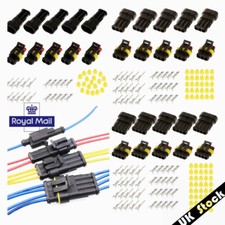 2/3/4 Pins Waterproof Electrical Wire Connector Plug Car Auto Motorcycle