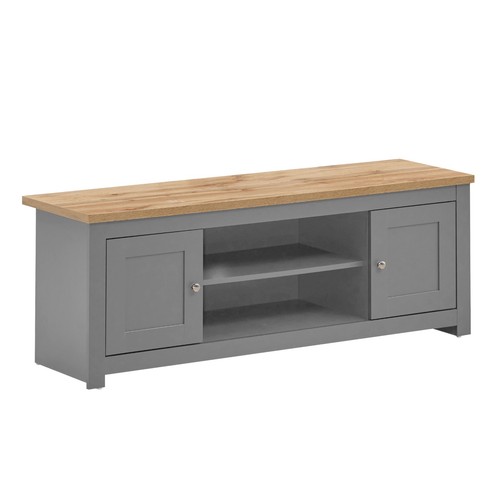 Cream grey stand unit - cream, tv