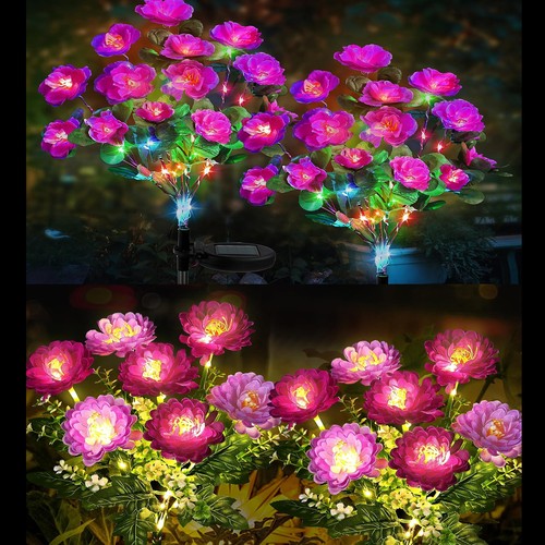 Solar powered flowers - solar,