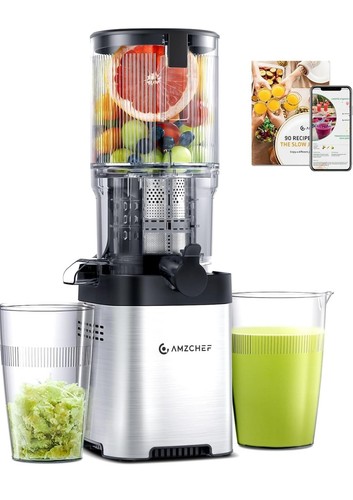 Amzchef cold press juicer - amzchef,