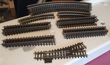 Tri-ang Hornby Super 4 oval track Straights Curves Left hand point and Siding