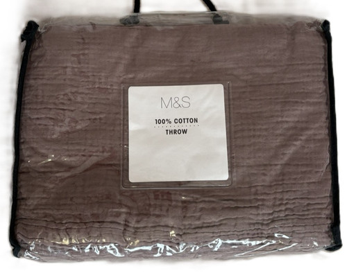 Throw damson mix - m&s, 100%