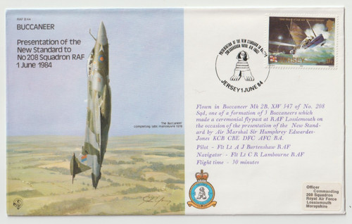 1984 jersey flown cover - jersey,