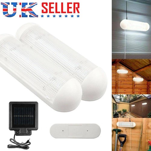 Solar powered led lights - 2x,