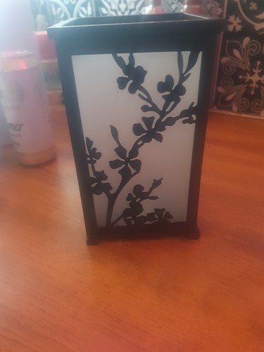 Partylite square candle holder - candle,