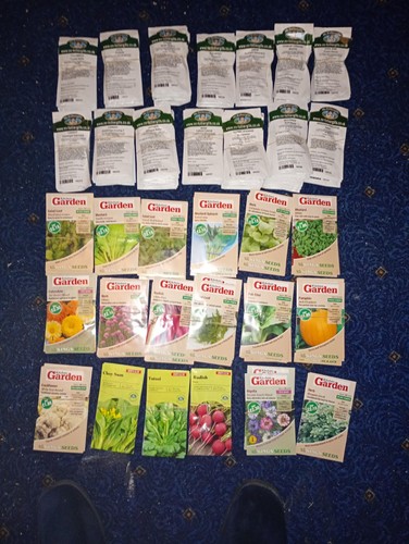 Seeds job lot 66 - -, packets