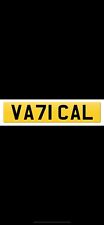 VA71 CAL Private Number Plate