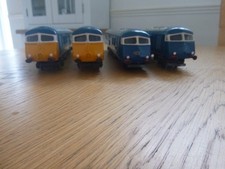 2 x Tri-ang OO scale Diesel Pullman power car sets in Blue & Grey livery + 