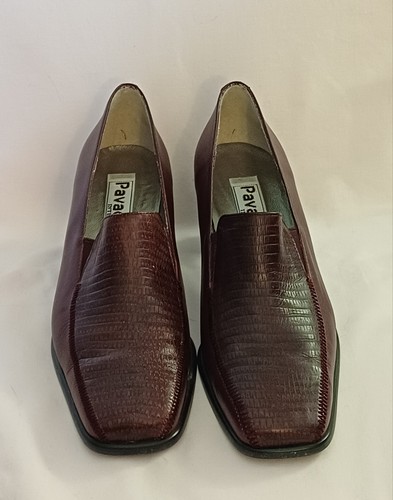 Vintage pavacini leather court - pavacini,