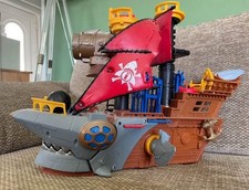 Fisher-Price Imaginext Shark Bite Pirate Ship Toy