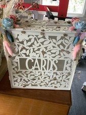 wedding post box with decoration 