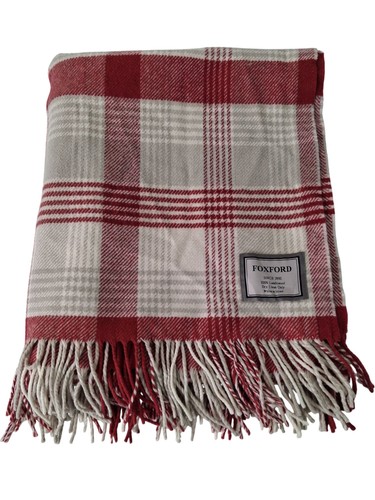 Foxford plaid wool - throw, sofa
