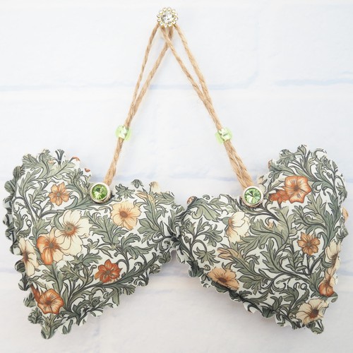 Green fabric hanging door - 2,
