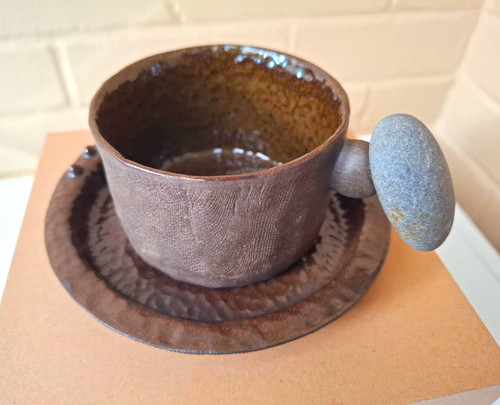 Unusual cup and - saucer, tea
