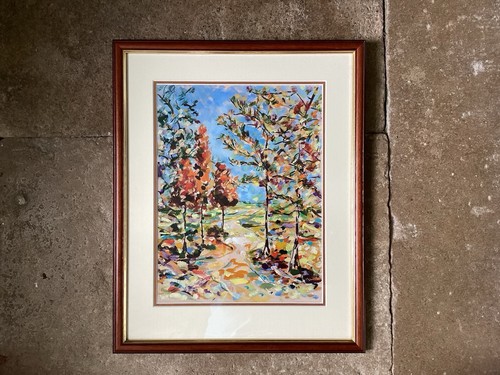 Framed oil painting original - framed,
