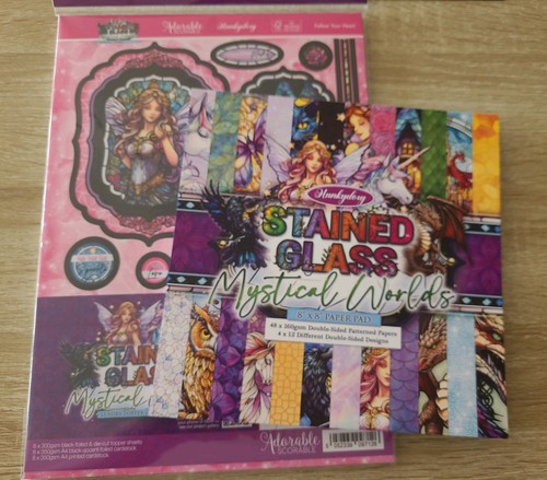Hunkydory stained glass - stained,