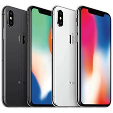 Apple iPhone X 64GB 256GB All Colours Unlocked Smartphone in box Re-Sealed 1Year