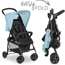 Hauck Sport Pushchair Blue with Raincover & XL Basket | 0-36 Months Baby - New