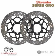 Pair front brake discs - discs, brembo