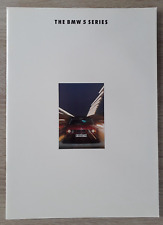 BMW 5 Series E34 Brochure 1993