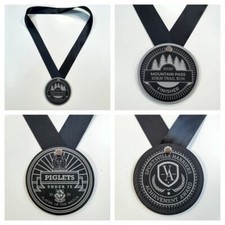 Medal Sports Sport Customised Logo Slate Running Cycling Participation Finisher