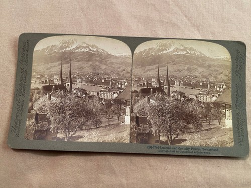 Antique underwood stereoscope - antique,