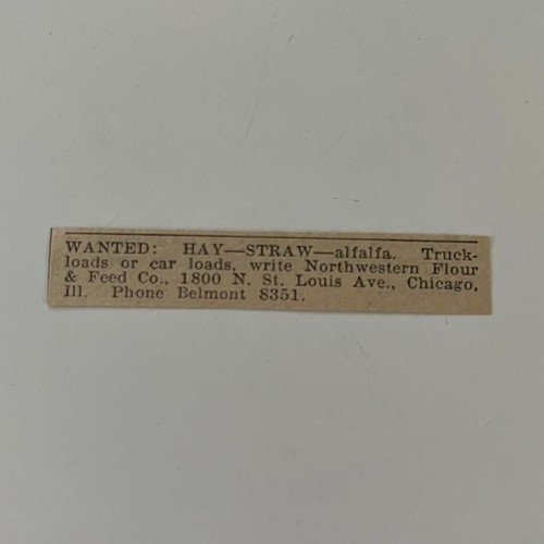 Wanted hay straw alfalfa - wanted,