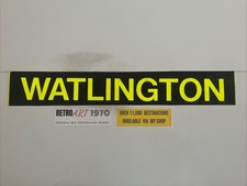 WATLINGTON - April 1996 Oxford Bus Destination Blind 42” Gift