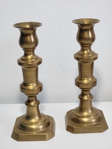Vintage brass candlestick - vintage,