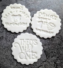 First Birthday Custom Biscuit