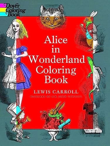 Alice wonderland coloring - in,