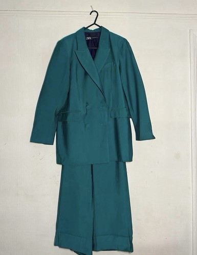 Zara premium forest green suit - zara,