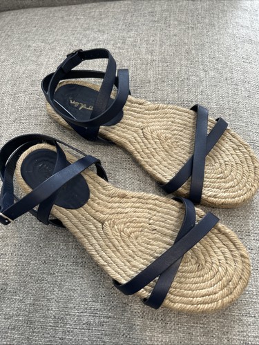 Boden blue leather sandals - 7.5,