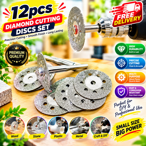 12pc 22mm diamond cutting - 12pc,