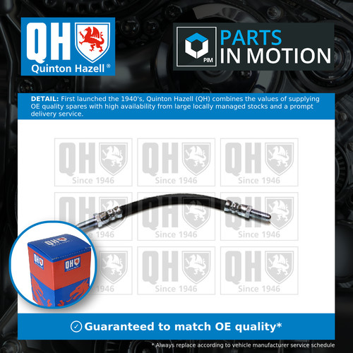 Brake hose bfh4186 quinton - brake,