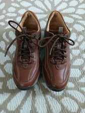 Clarks Skyward Vibe Active Air Vent walking Shoes Brown Leather UK 8.