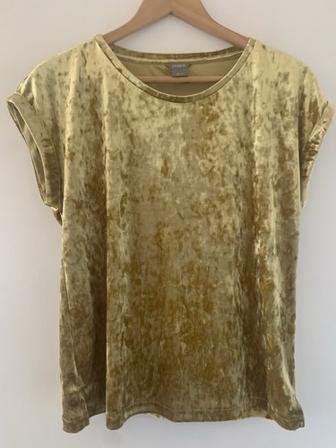 Lindex gold velvet top - lindex,