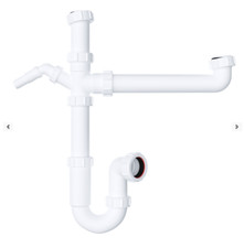 Kitchen Sink Waste Kit Double