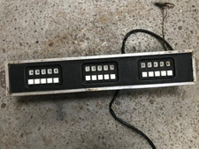 Button panel from a Jupiter Rustique jukebox