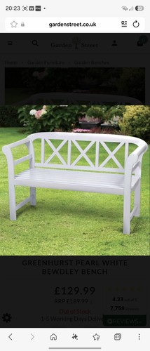 Bewdley seater garden bench - 2-seater,