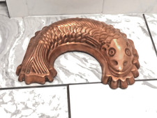 Large Vintage Copper Jelly Mould Fish English good quality